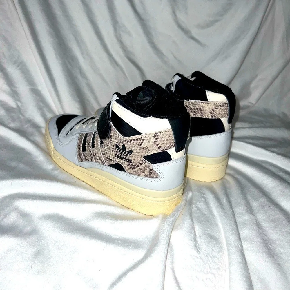 Adidas Men’s Forum 84 High Gray Python - Size 8,5